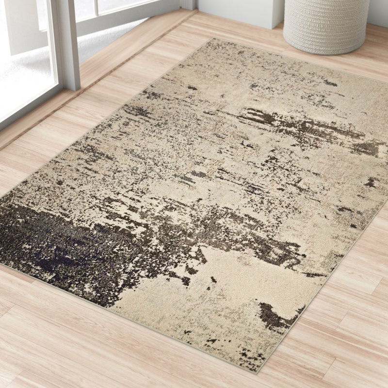 Zipcode Design Talmo Modern Ivory/Gray Abstract Area Rug & Reviews